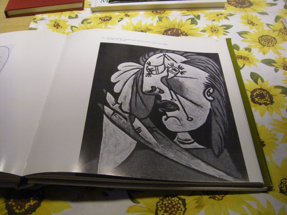 Picasso malt Guernica ,in französisch von 1979 in Merkendorf