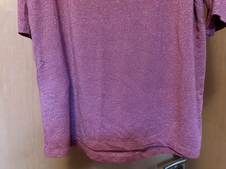 Street One Shirt Rosa Glitzer 40 NEU in Minden