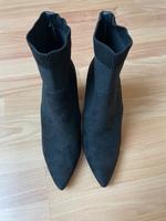 Schwarze Stiefel aus robustem Stoff Hamburg-Nord - Hamburg Barmbek Vorschau