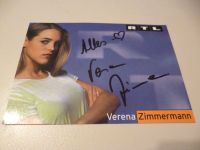 Autogrammkarte Verena Zimmermann Saarland - Tholey Vorschau