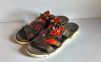 °Laura Vita °Gr.40°Leder° Klettverschluss °Pantoletten-Sandalen° Rheinland-Pfalz - Müllenbach (bei Mayen) Vorschau