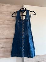 Blaues Enges Figurbetontes Vintage Jeanskleid in Dunkelblau Bayern - Peißenberg Vorschau