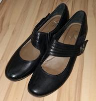Tamaris Damen Schuhe 41 schwarz Leder Hessen - Obertshausen Vorschau