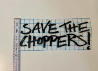 Save the Choppers Aufkleber Sticker Motorrad Auto Tuning  Harley Nordrhein-Westfalen - Emsdetten Vorschau