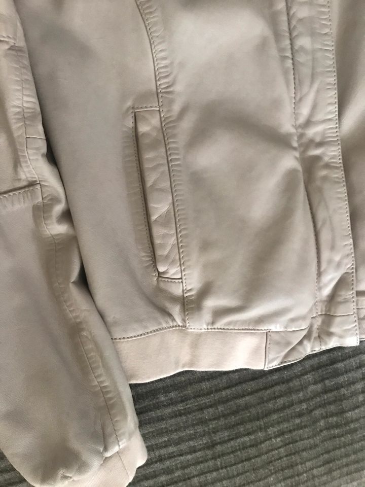 Lederjacke Tigha Damen Größe M in beige in Nürnberg (Mittelfr)