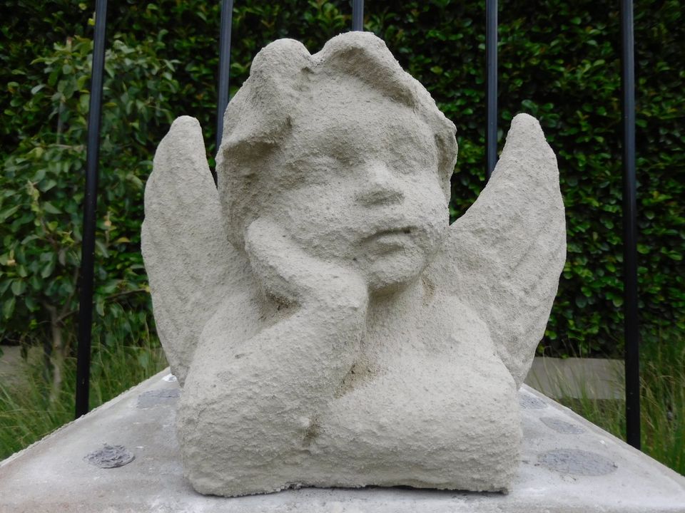 Engel Büste Figur Skulptur Garten Deko Putte in Schöppingen