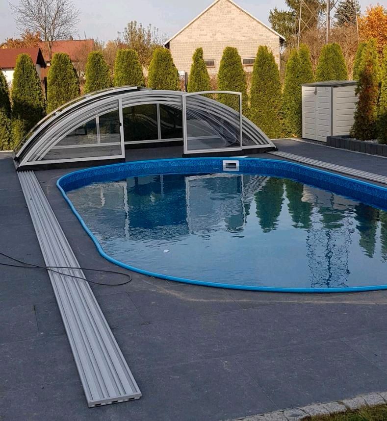 Poolüberdachung Poolabdeckung Klassik Pool Schwimmbecken in Hamburg