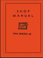 Buick Shop Manual Models 1934 Series 40 Streight 8 Hessen - Wolfhagen  Vorschau