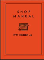 Buick Shop Manual Models 1934 Series 40 Streight 8 Hessen - Wolfhagen  Vorschau