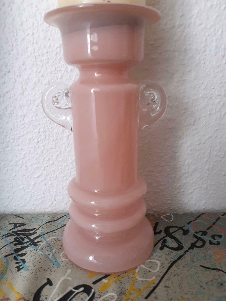 Vetreria Etrusca Vase Italien Vintage Kerzenständer Dekoration in Bad Homburg