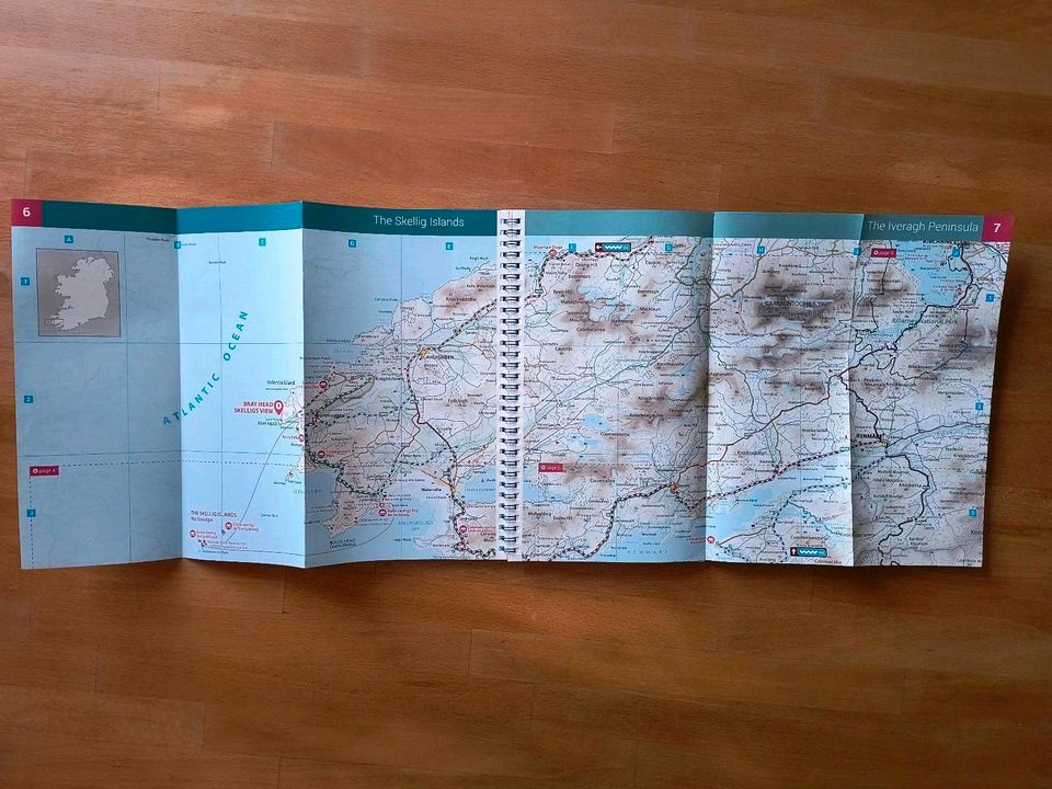 Irland-Karte/Route Atlas "Wild Atlantic Way" von Xploreit in Dortmund