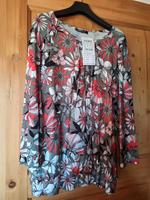 Langarm Shirt Blusenshirt  42-44 neu Frank Walder bunt Bayern - Mitterfels Vorschau