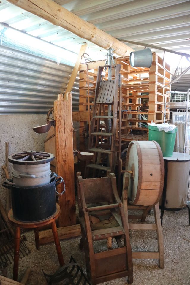 Vintage Garten Zinkwanne Antik Deko Fenster Türen 4 in Dirlewang