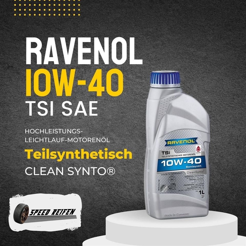 (14.00€/1l) Ravenol TSI SAE 10W-40 Hochleistungs-Leichtlauf Motor in Bonn