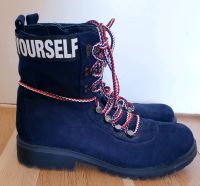 Stiefel Boots Jenny Fairy blau Größe 40 Enjoy Yourself Schriftzug Kreis Ostholstein - Bad Schwartau Vorschau