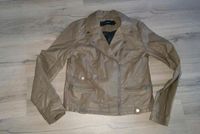 top neuw. taupe Vero Moda Lederjacke Gr. 38/M Biker schlamm Kiel - Meimersdorf-Moorsee Vorschau