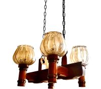 Alte Holzlampe mit 2 passenden Wandlampen,Rustikal Dortmund - Marten Vorschau