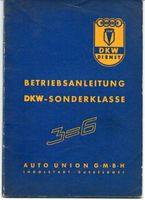 DKW 3=6 Betriebsanleitung Handbuch Februar 1955 Baden-Württemberg - Schopfheim Vorschau