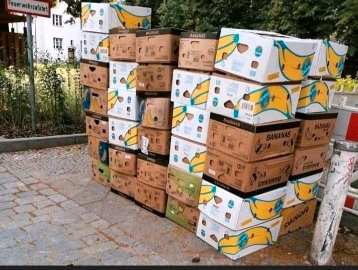 Lieferung Möglich Bananenkisten Bananenkartons Umzugskisten in Berlin