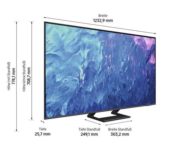 Samsung GQ55Q7CAT 55" (138cm) QLED-Smart-TV 4K Ultra HD WLAN OVP in Hannover