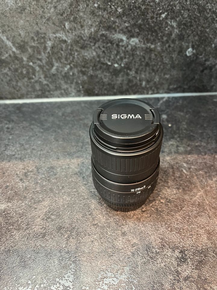 Sigma 70-210mm D  für Nikon 4-5.6 uc2 Objektiv macro in Edingen-Neckarhausen