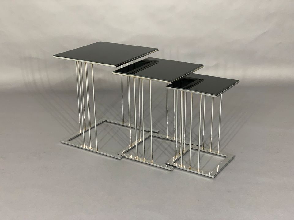 MODERNER COUCHTISCH GLASTISCH COFFEE TABLE 3er Set in Berlin