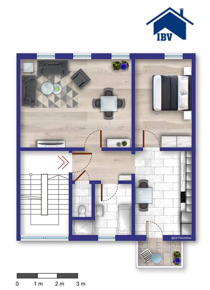 Gemütliche Wohnung mit Balkon in Ilmenau in Ilmenau