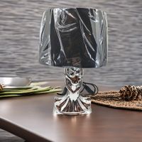 Tischlampe 35cm Deko Glas Lampe Nachttisch Beistelltisch Essen - Altenessen Vorschau