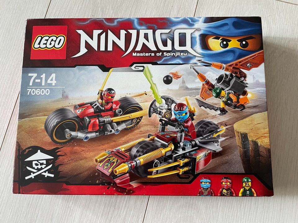 Lego Ninjago Masters of Spinjitzu 70600 Ninja Bike Jagd OVP in Mainz