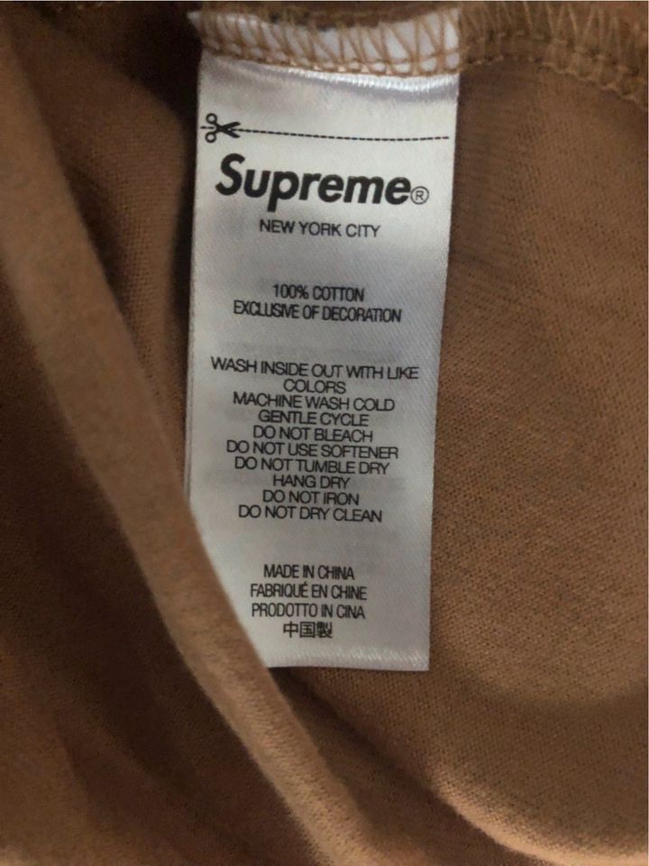 Supreme Mary Rhinestone S/S Top - Tan - L in München