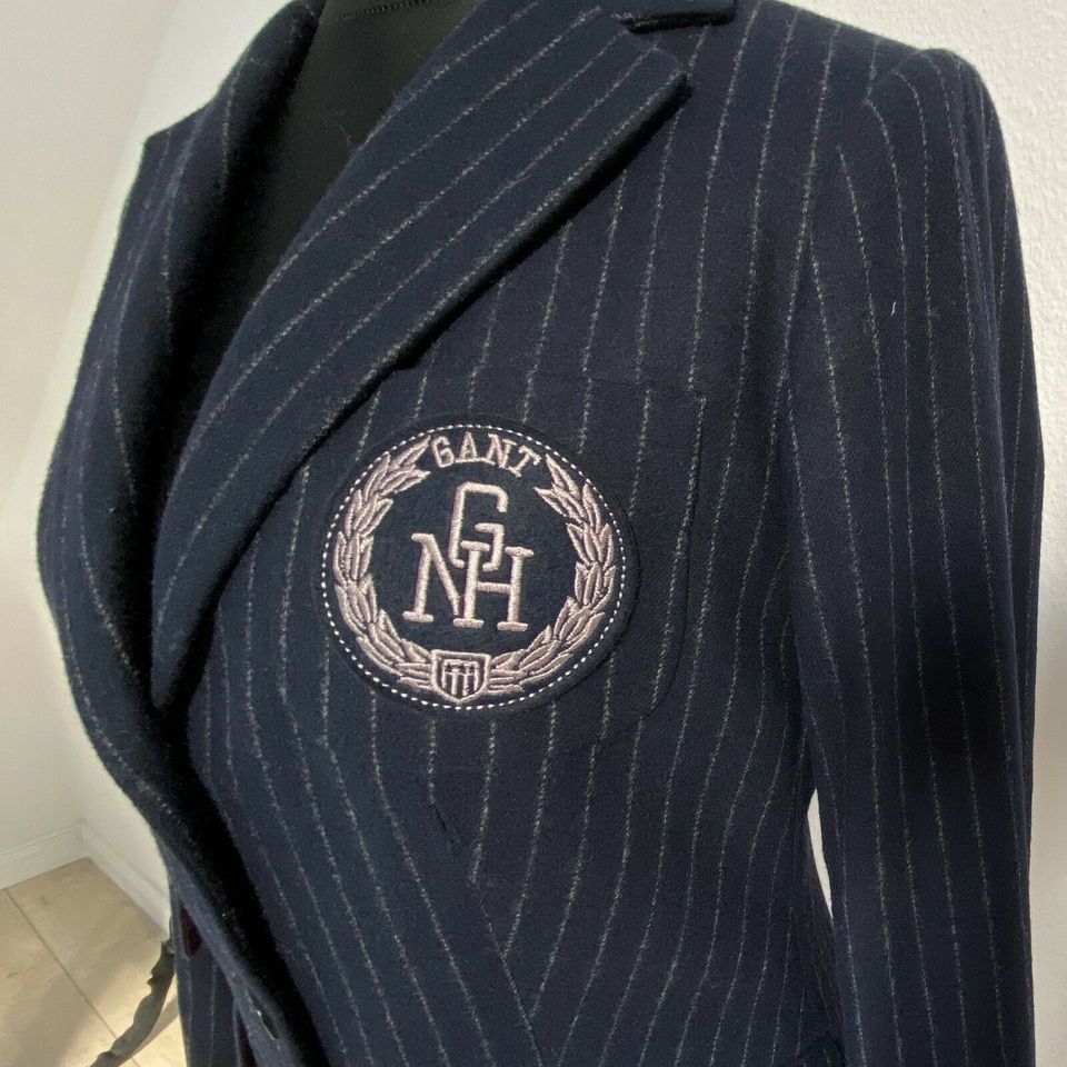 GANT Blazer 34 Wolle dunkelblau navy old money preppy in Selm