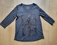 S.OLIVER 3/4-Langarmshirt / Tshirt, grau-gold, Gr. S Hessen - Fritzlar Vorschau