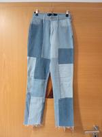 Blaue patchwork Jeans von Hollister XXS W24 L 27 Bayern - Simbach Vorschau