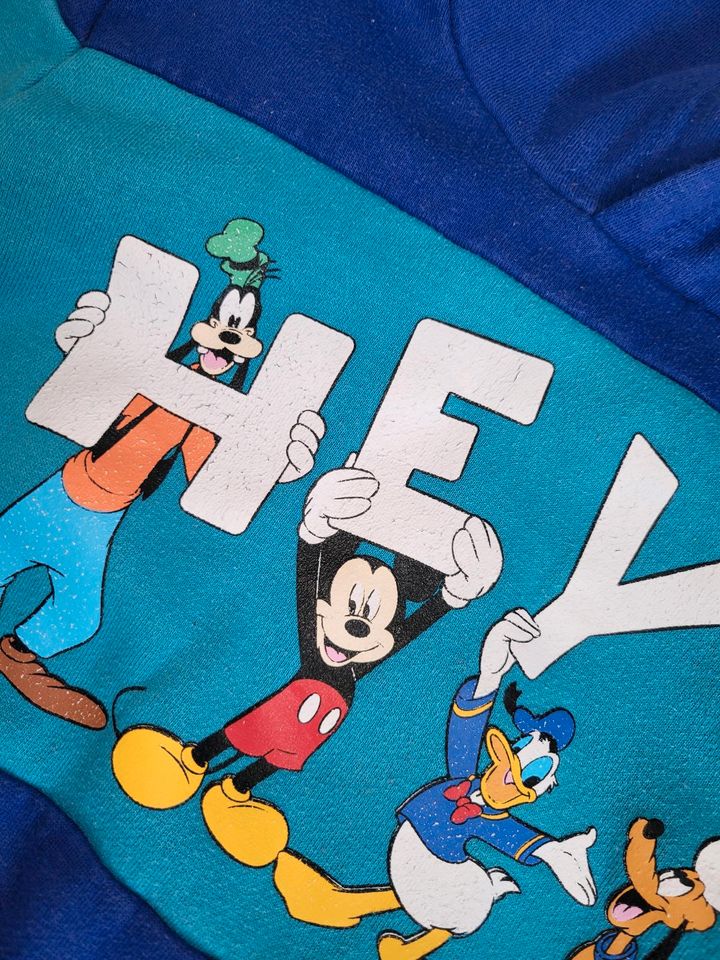 Jungen hoodie sweatjacke gr 128 disney Mickey maus goofy in Leverkusen