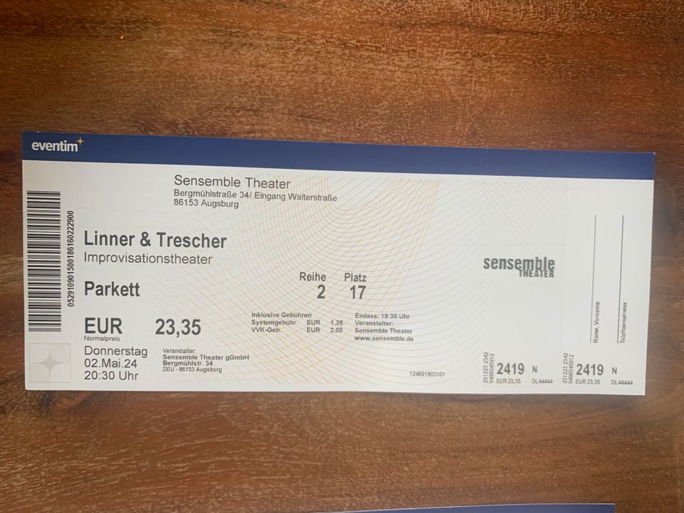 Linner und Trescher / Improvisationsteather in Wehringen