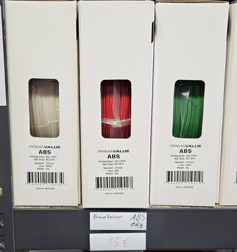 ABS Filament Primavalue 1,75mm 1kg 15€* in Kiel