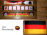 Fußball Fans Deutschland Schal Deutschlandfahne Flagge Haarspange Bayern - Augsburg Vorschau