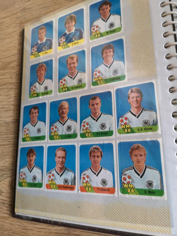 Sticker WM86 original 1986 in Schortens