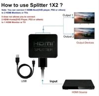 HDMI Splitter HDMI-Verteiler Full HD 4K 1080P Neu Duisburg - Neumühl Vorschau