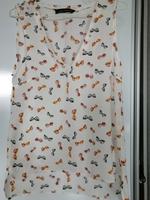Zara Bluse Nieten S 36 Sonnenbrillen Print Sommer Baden-Württemberg - Heilbronn Vorschau