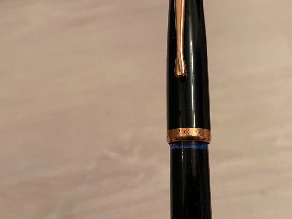 Montblanc 342 Kolbenfüller schwarz Füller Füllfederhalter in Grünstadt