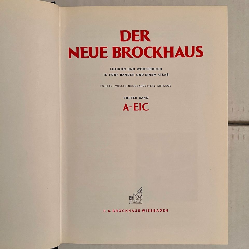 Der neue Brockhaus Enzyklopädie Lexikon 5 Bände 5. Auflage Bücher in Berlin