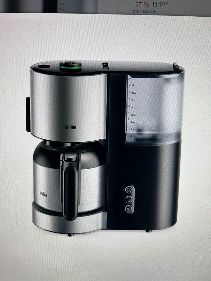 Braun KF5105.BK Kaffeemaschine - Edelstahlthermoskanne in Witten