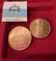 San Marino 2 + 5 Cent  2006 Euro Eurocent in Kapsel Sammlung Hessen - Friedberg (Hessen) Vorschau