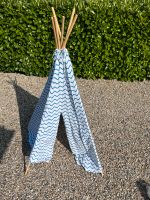 KINDER TEPEE ZELT TOP BLAU WEISS Schleswig-Holstein - Wanderup Vorschau