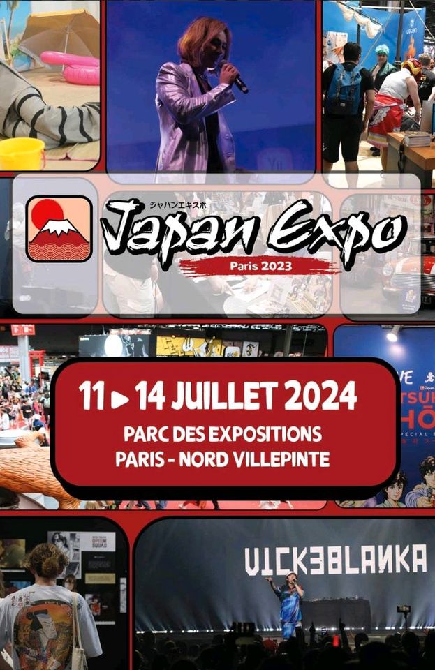 6 Tickets für JapanExpo 2024 Paris (3× Donnerstag + 3× Freitag) in Berlin
