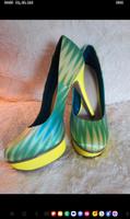 Coole Satin Catwalk Plateau High Heel Bayern - Ahorntal Vorschau