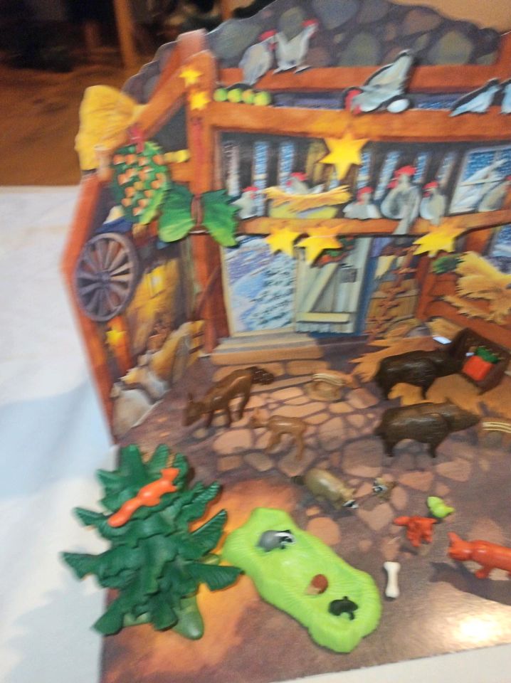 Playmobil Adventskalender Scheunenweihnacht Tiere Bauernhof in Bad Langensalza