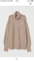 Rollkragenpullover H&M Beige Feinstrick Gr. XS/ S Oversize Nordrhein-Westfalen - Niederzier Vorschau