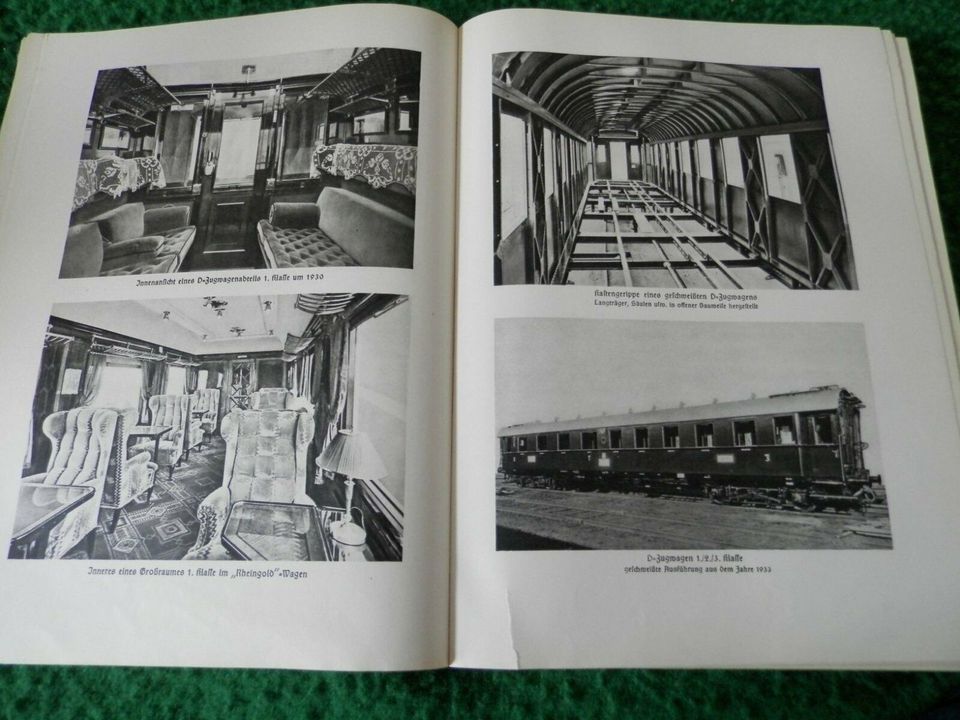 100 Jahre deutsche Eisenbahn, Buch von 1938 in Dresden